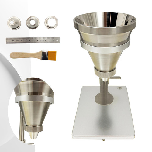 Plastic granules flow - granules, testing